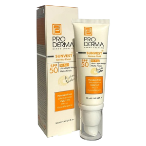 ضدآفتاب فلوئید فاقدچربی پرودرما spf50